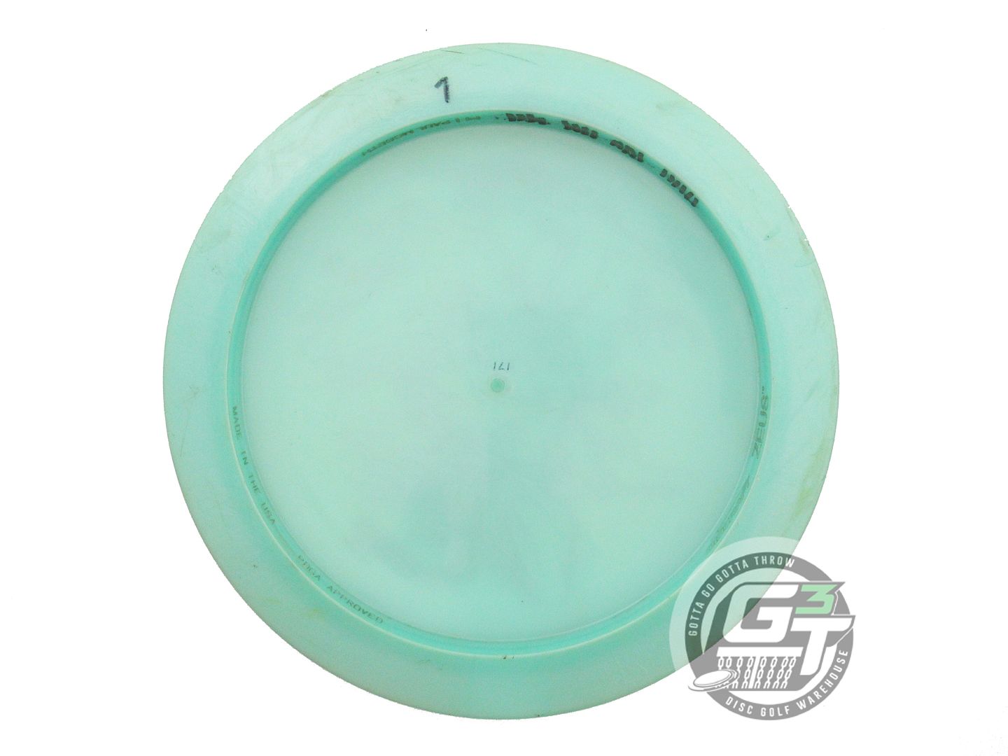 USED Discraft Big Z Zeus 171g Seafoam Reptile Foil Distance Driver Golf Disc