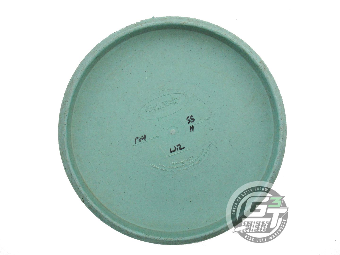 USED Gateway Hemp Super Soft Wizard 174g Green Gold Foil Putter Golf Disc