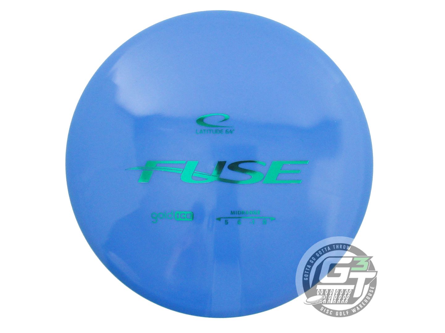 NOS Latitude 64 Gold Ice Fuse 181g Blue Green Foil Midrange Golf Disc
