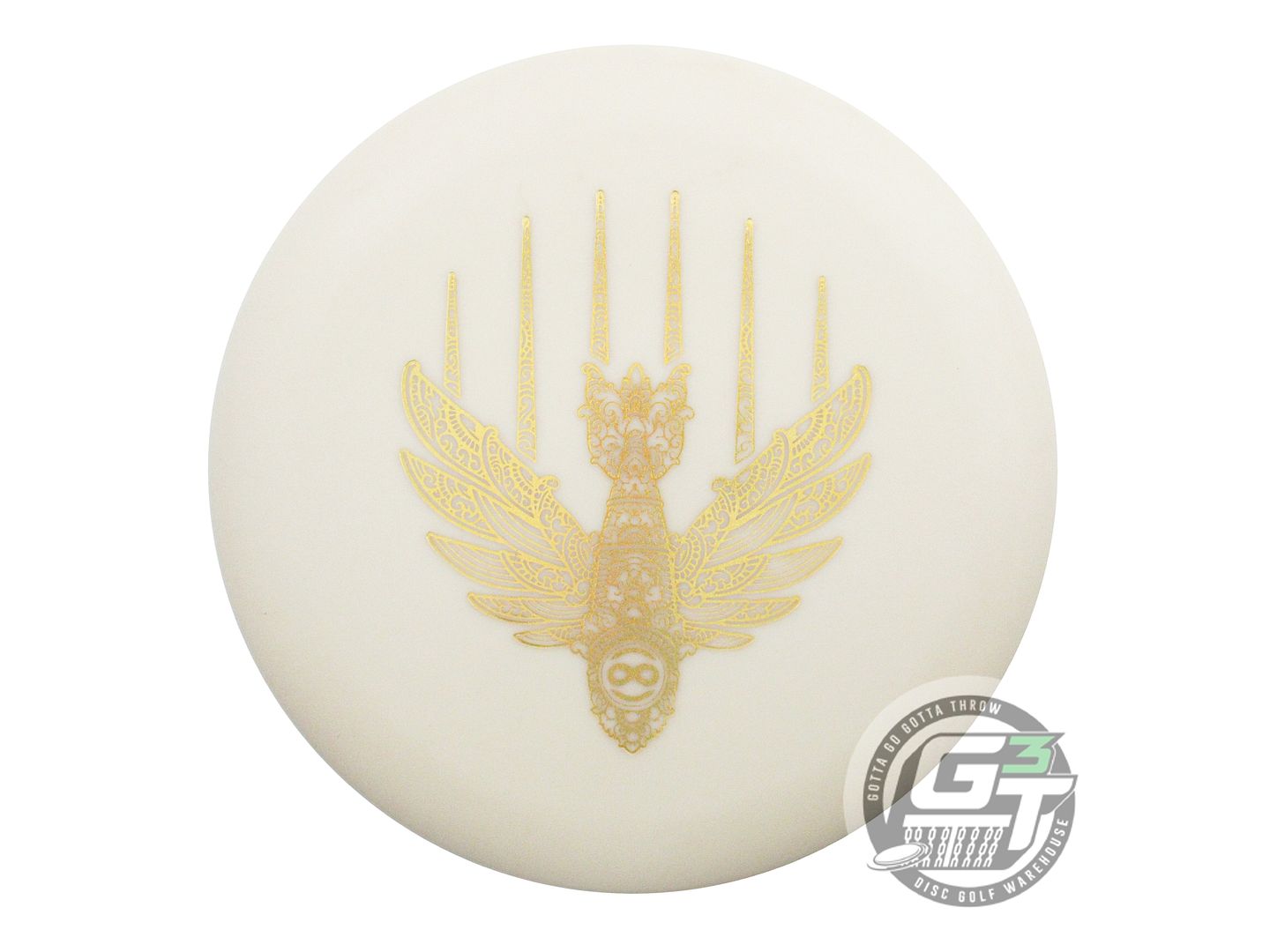 USED Innova KC Pro Aviar 173g Ivory Gold Glitter INFINITE Putter Golf Disc
