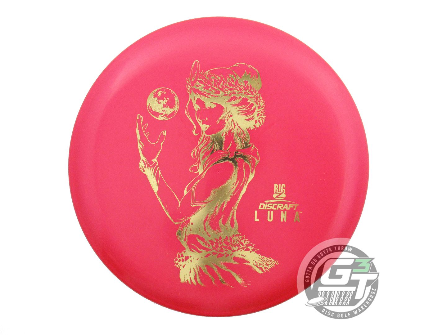 NOS Discraft [McBETH] Big Z Luna 175g Red Gold Foil B Putter Golf Disc