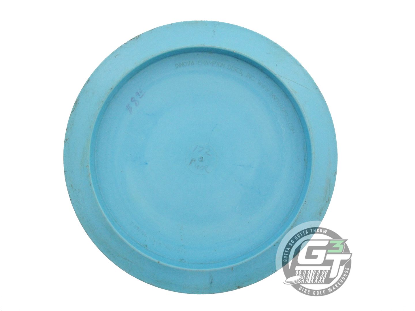USED Innova Pro Wraith 172g Teal Gold Foil PFN Distance Driver Golf Disc