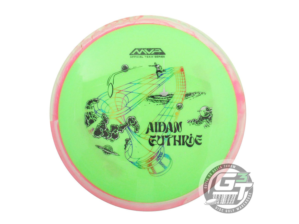 USED Axiom Discs [GUTHRIE] Neutron Time Lapse 173g Lime Pink Rim Driver Disc