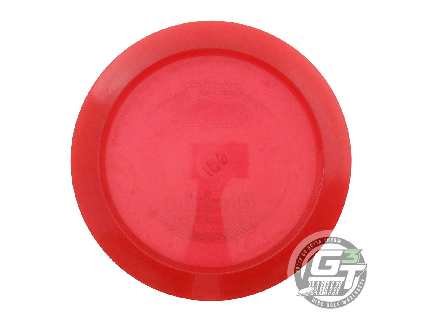 USED Innova Champion Daedalus 166g Red Lilac Foil Distance Driver Golf Disc