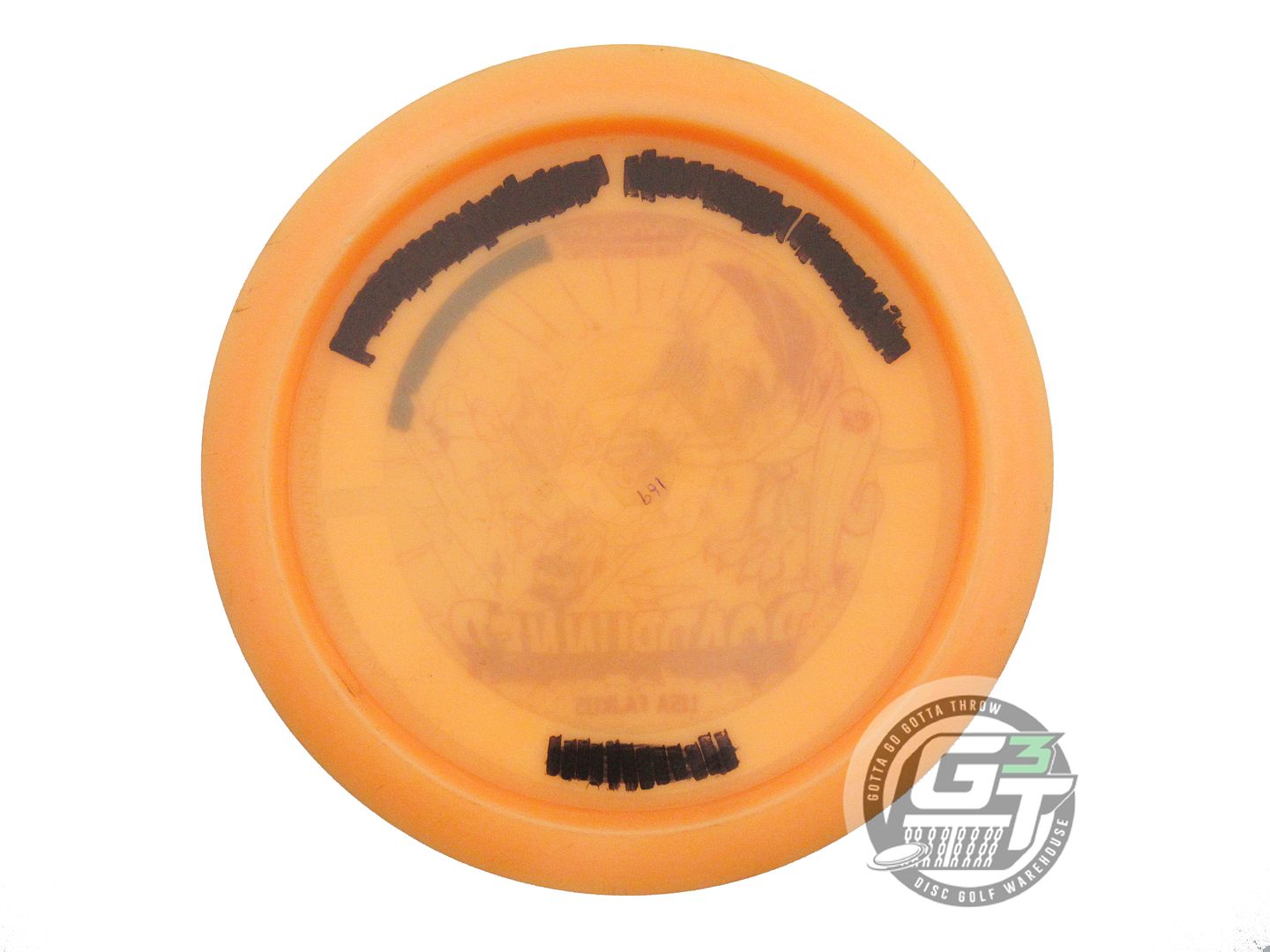 USED Innova [FAJKUS] Champion Glow Roadrunner 169g Orange GLOW TAPE Driver Disc