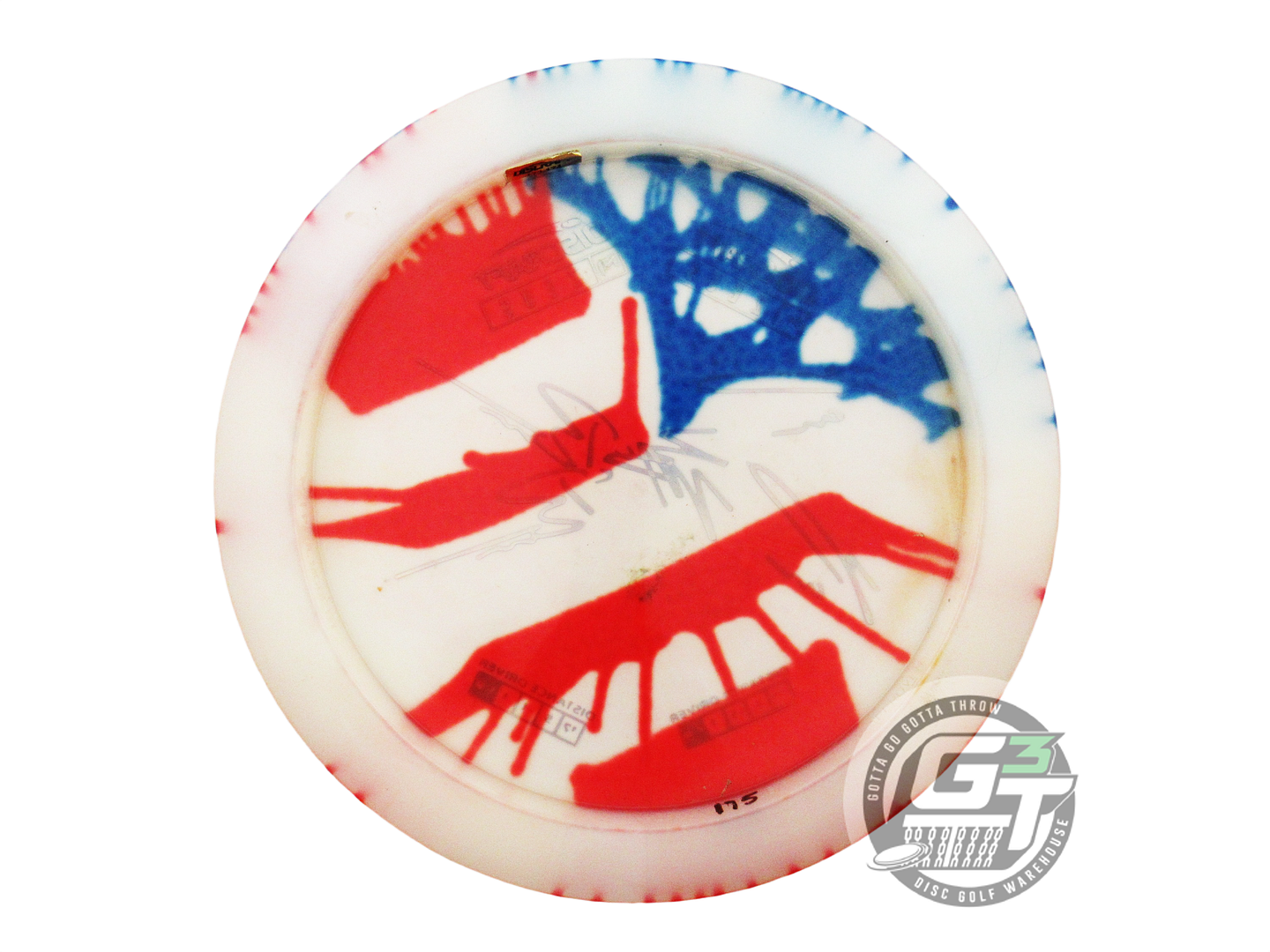 USED Discraft X-OUT [McBETH] FlyDye Z Zeus 175g Flag Driver Golf Disc