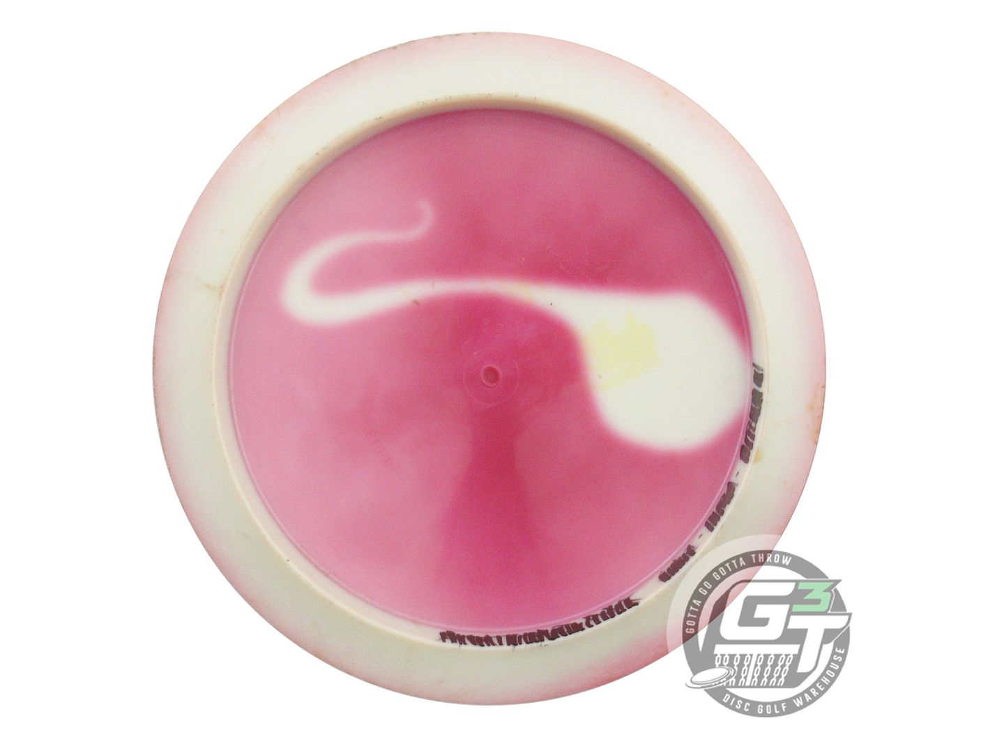 USED Dynamic Discs Fuzion Enforcer 173g White HOME DYED Distance Driver Disc