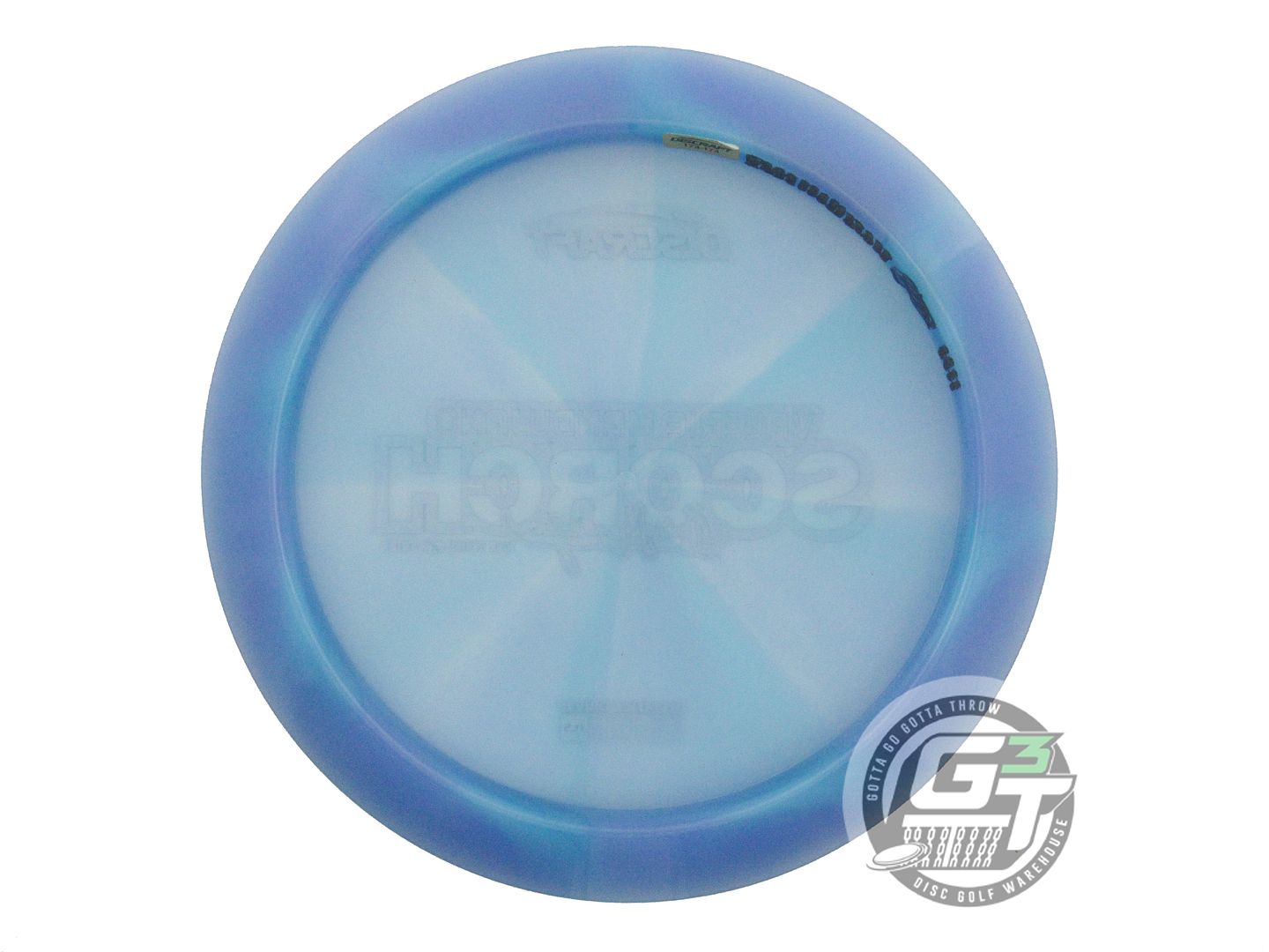 USED Discraft [MANDUJANO] Z Swirl Scorch 174g Blue Square Holo Foil Driver Disc