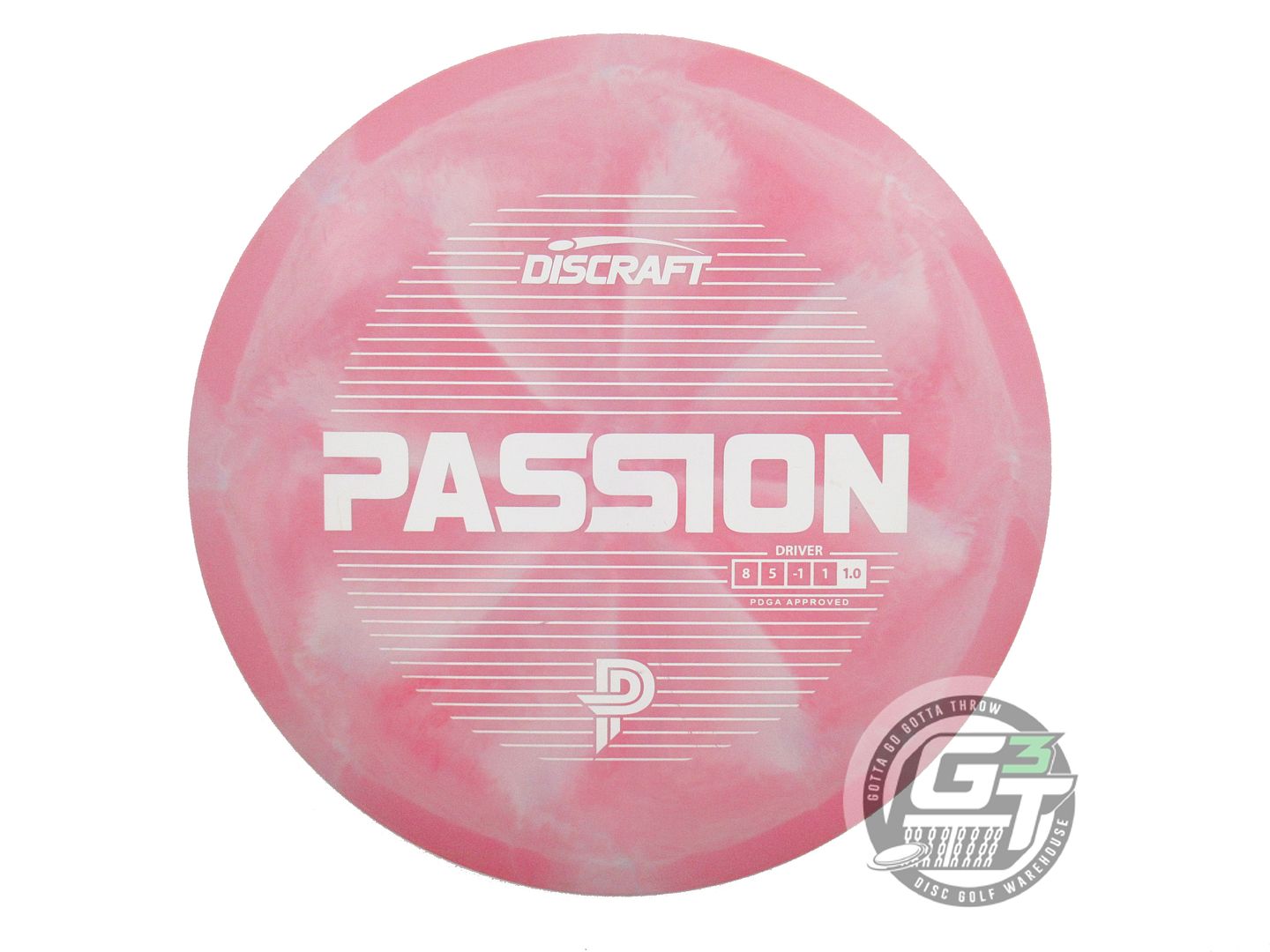 USED Discraft [PIERCE] ESP Passion 176g Pink-Mint White Stamp Driver Golf Disc