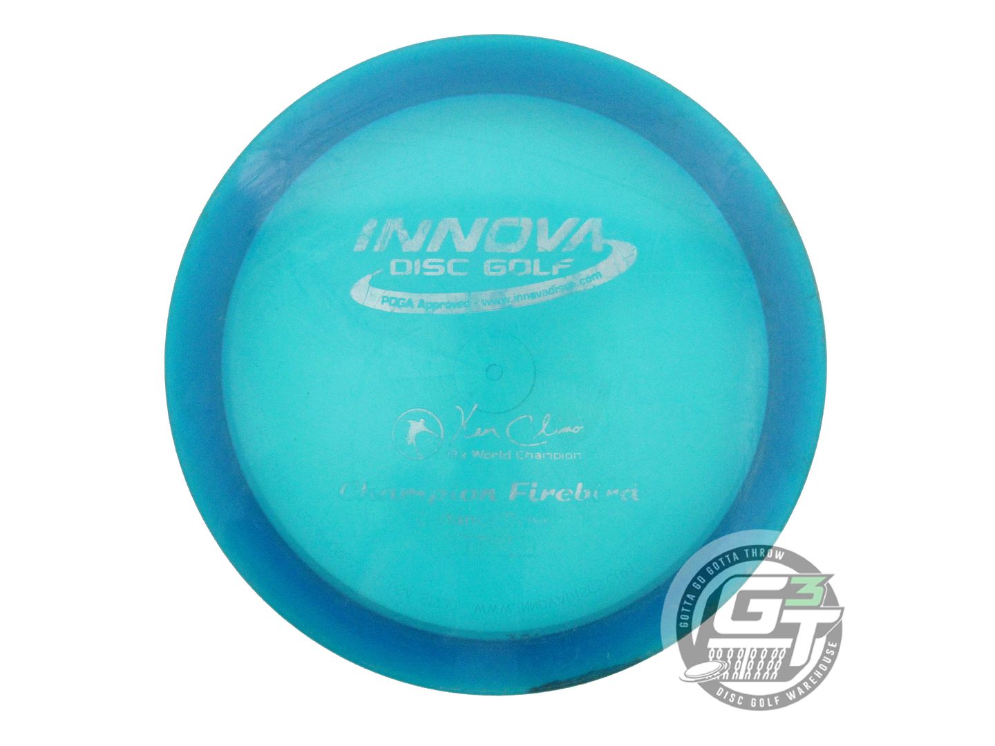 USED Innova Champion Firebird 162g Blue Silver Foil Distance Driver Golf Disc
