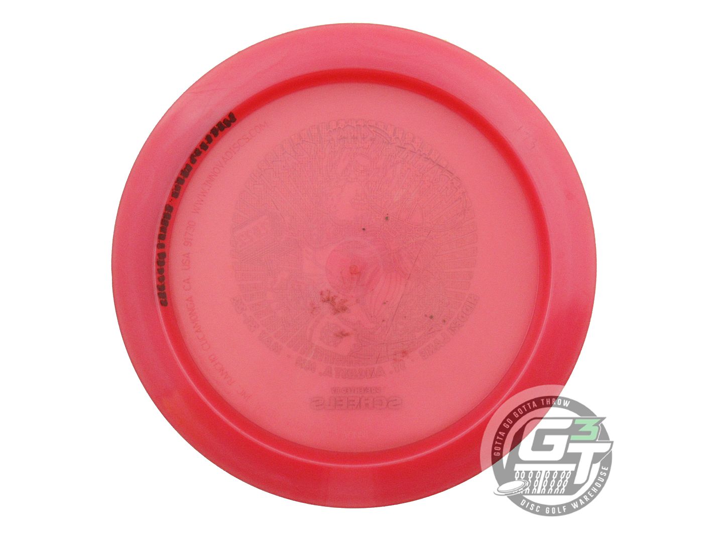 USED Innova Champion Wraith 173g Magenta Green Matrix Distance Driver Golf Disc