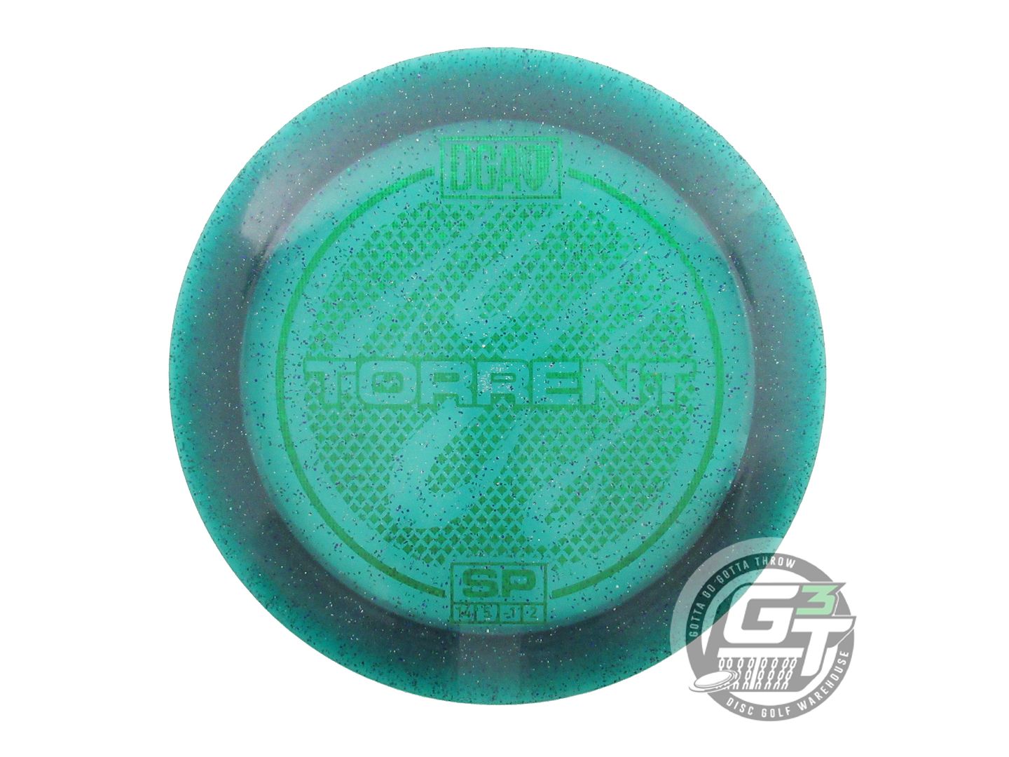 USED DGA SP Line Torrent 174g Blue Green Matrix Foil Distance Driver Golf Disc