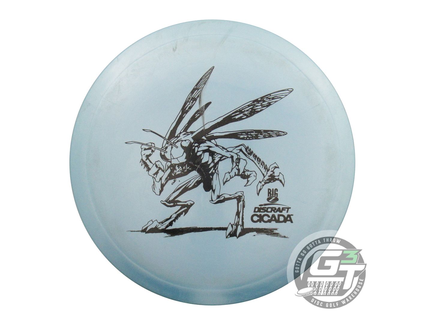 USED Discraft Big Z Cicada 173g Aqua Black Stamp Fairway Driver Golf Disc