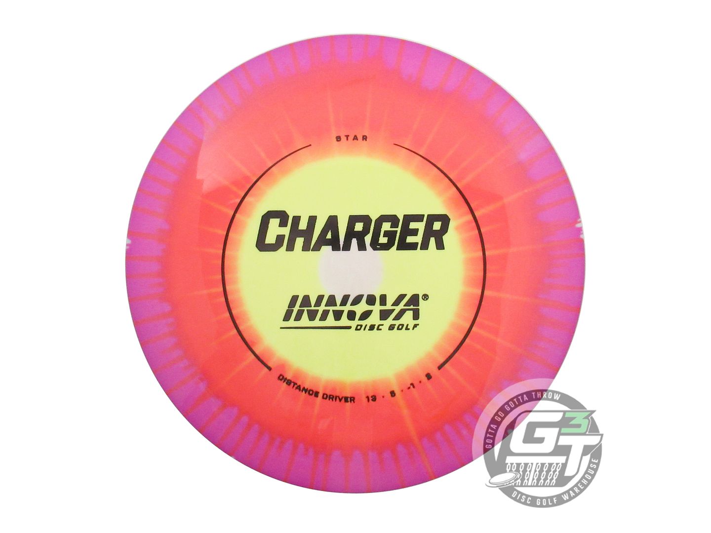 USED Innova I-DYE Star Charger 175g Purple Burst Distance Driver Golf Disc