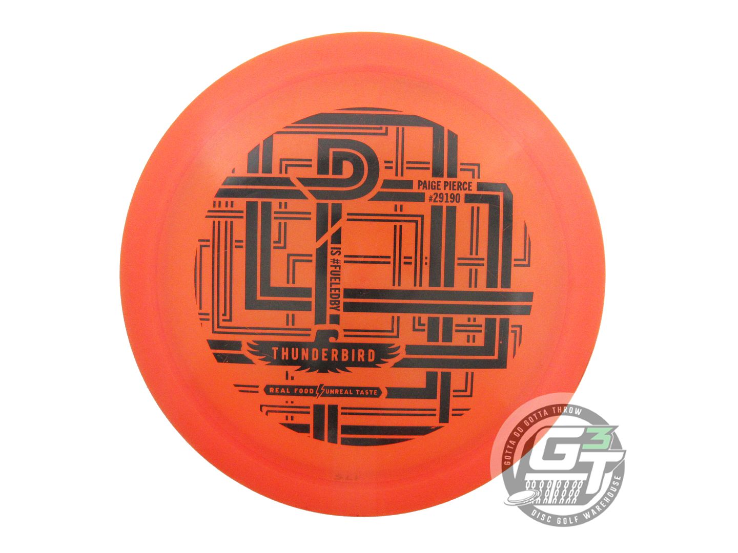 USED Discraft [PIERCE] Z Heat 175g Orange Distance Driver Golf Disc