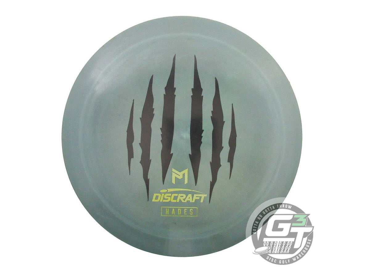 USED Discraft [McBETH] 6X CLAW ESP Hades 168g Gray-Mint Black Stamp Driver Disc