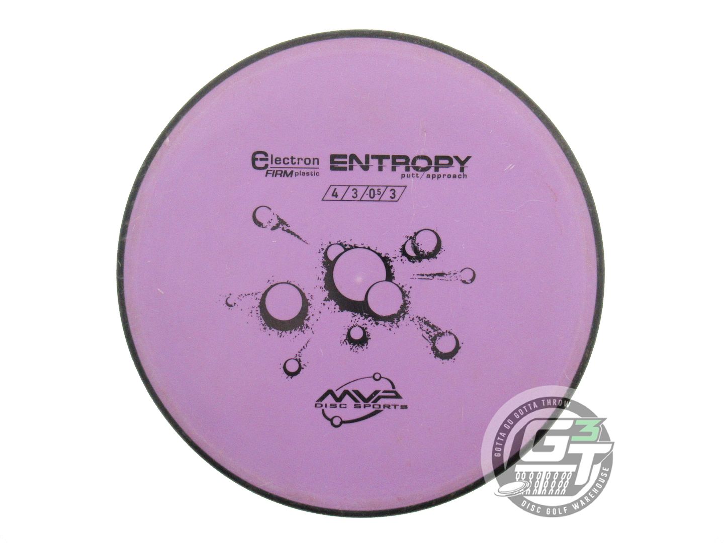 USED MVP Disc Sports Classic Electron Firm Entropy 169g Purple Putter Golf Disc