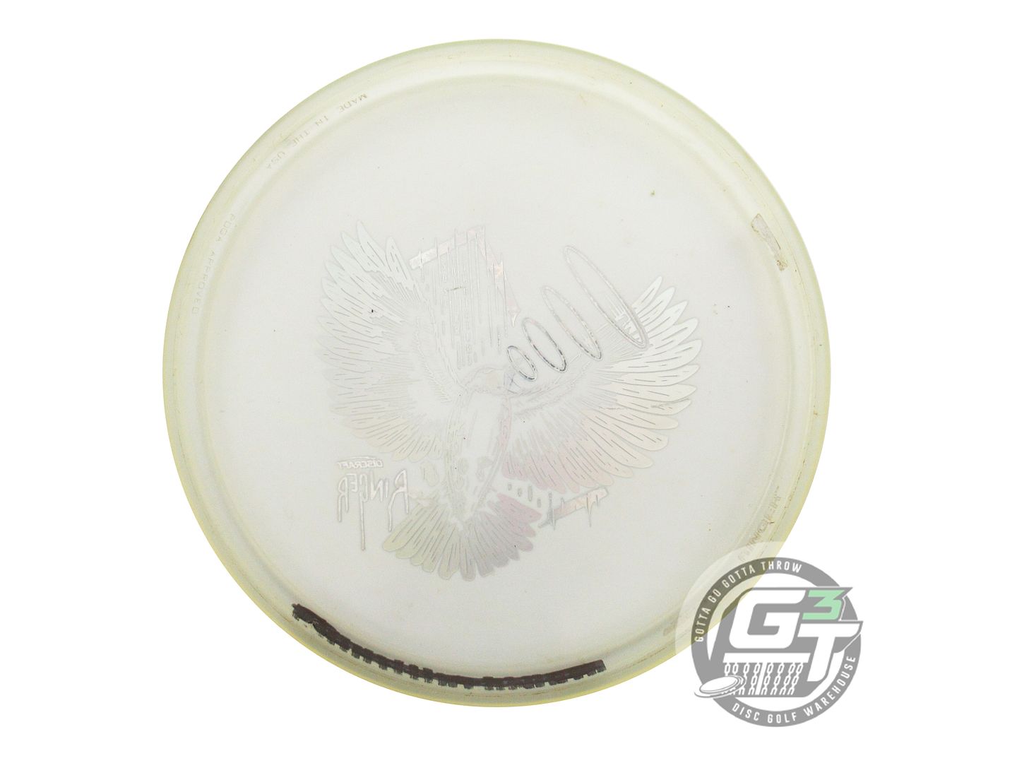 USED Discraft [LEDGESTONE] CryZtal Ringer 175g Ice Holo Foil Putter Golf Disc