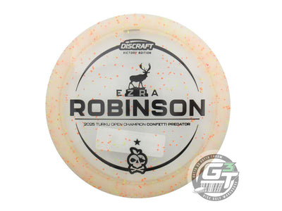 Discraft Limited Edition Victory Edition 2025 Turku Open Champion Ezra Robinson Confetti Elite Z Predator Fairway Driver Golf Disc (Individually Listed)