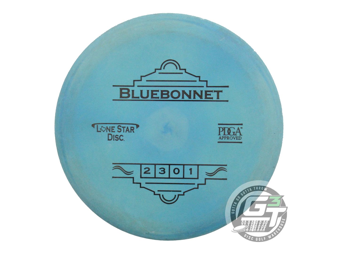 USED Lone Star Victor 2 Bluebonnet 174g Teal Black Stamp Putter Golf Disc