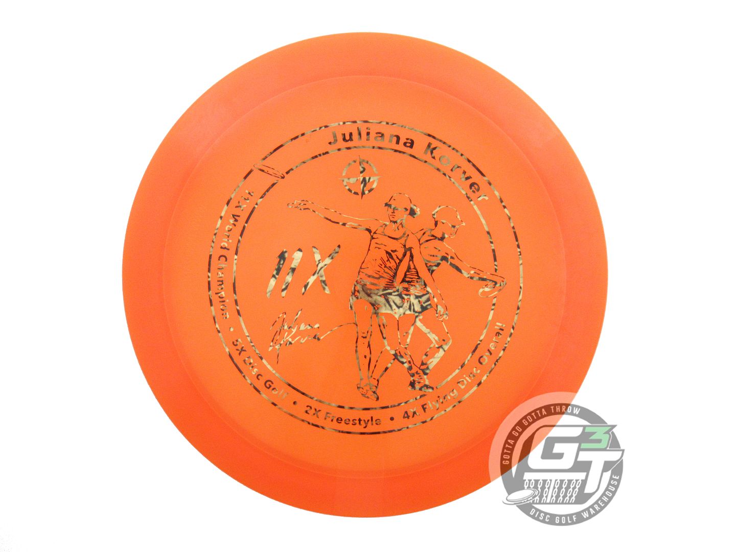 USED Innova [KORVER 11X] Champion Firebird 174g Orange Distance Driver Golf Disc