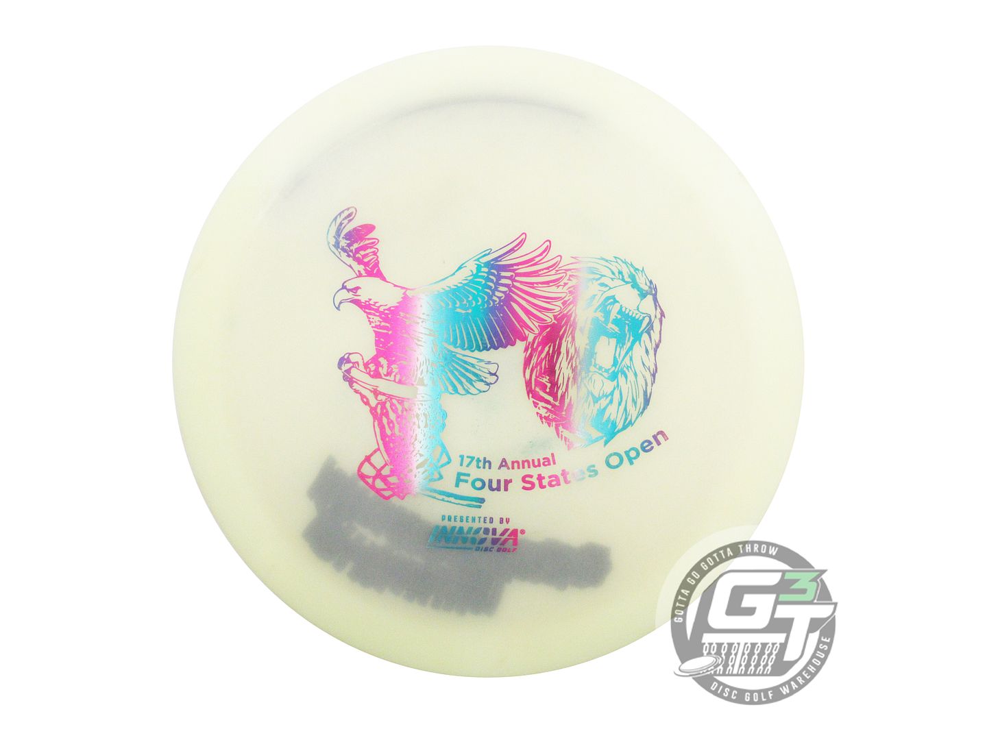 USED Innova Champion Glow Firebird 175g Miami Foil Distance Driver Golf Disc