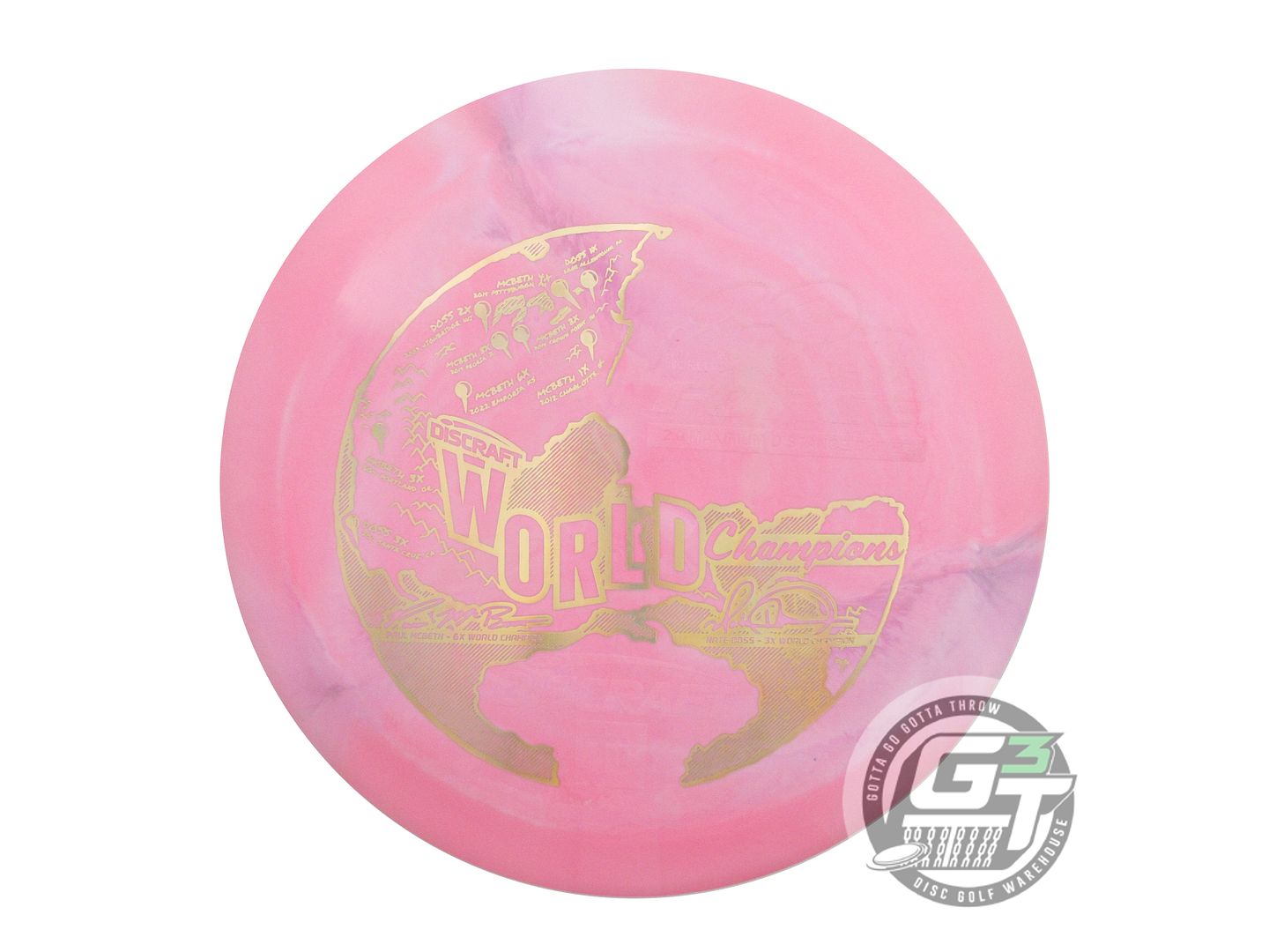 Discraft Limited Edition McBeth / Doss World Champions Collaboration ESP Force Distance Driver Golf Disc (Individually Listed)