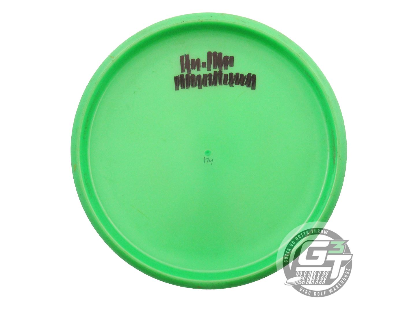 USED Discraft [McBETH] Big Z Luna 174g Green Gold Glitter Foil Putter Golf Disc
