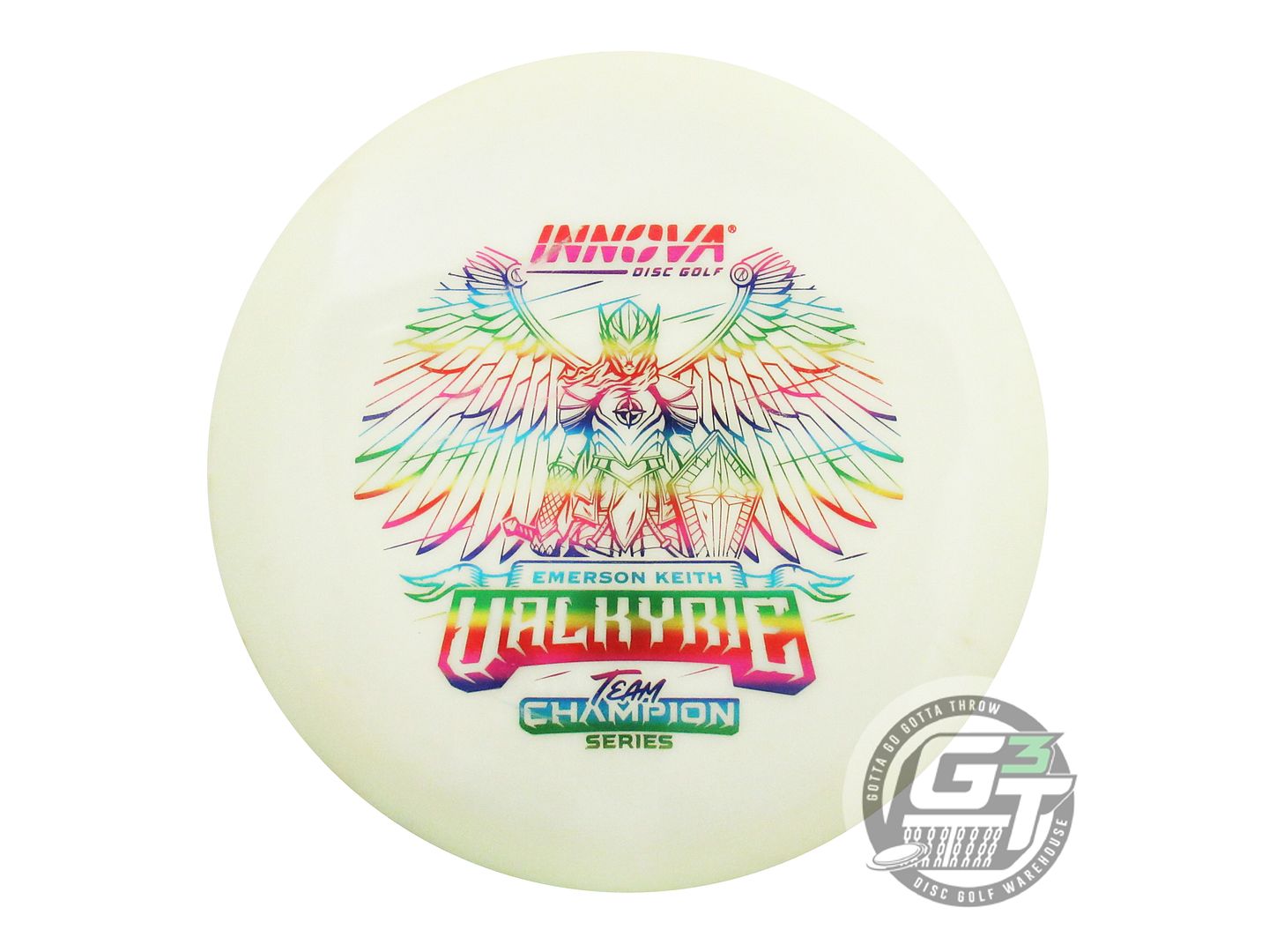 USED Innova [KEITH] Glow Star Valkyrie 175g Rainbow Foil Distance Driver Disc
