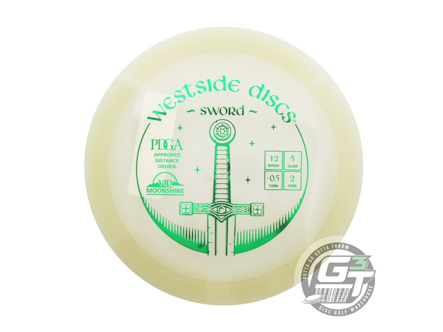 Westside Moonshine Glow VIP Sword Distance Driver Golf Disc (Individually Listed)