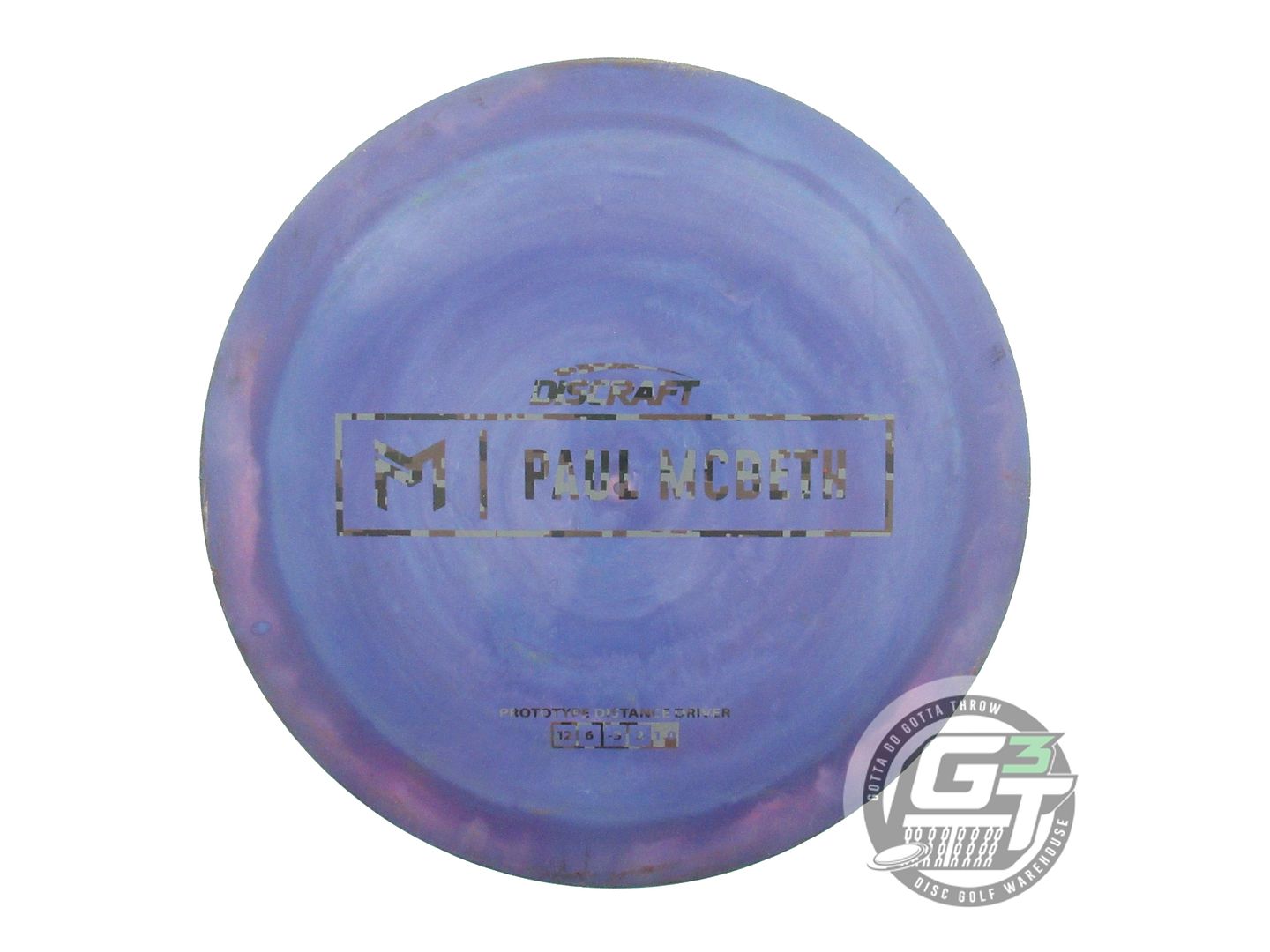 USED Discraft [McBETH] Proto ESP Hades 172g Purple Driver Golf Disc