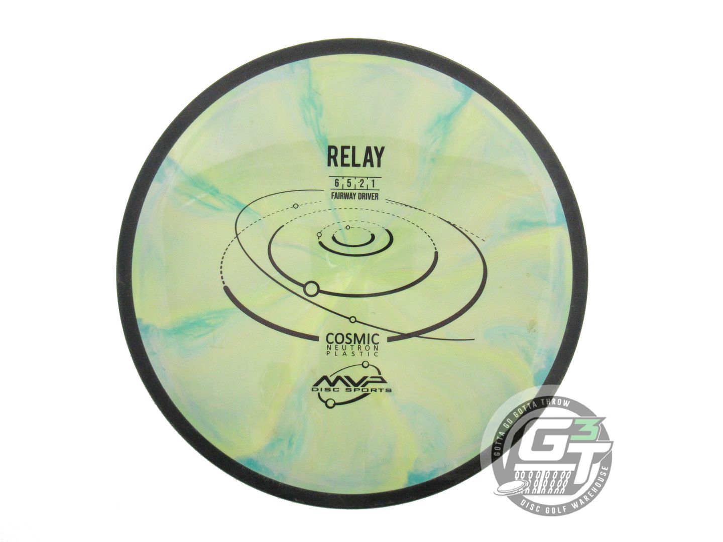 USED MVP Disc Sports Cosmic Neutron Relay 175g Lime-Green Fairway Driver Disc