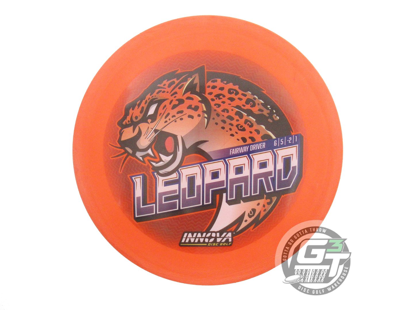 USED Innova DX Leopard 152g FullColor Orange Fairway Driver Golf Disc