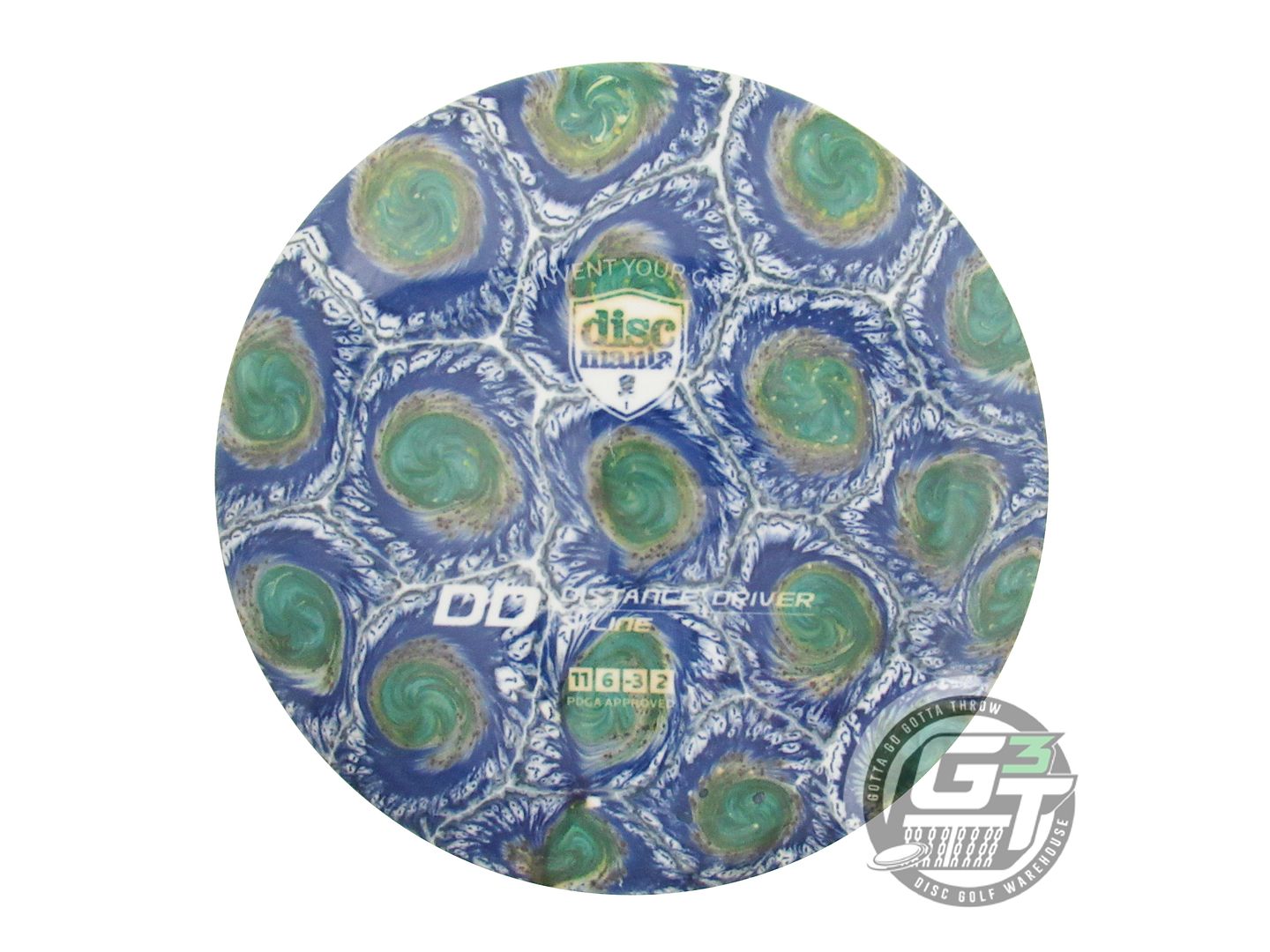 USED DiscMania S-Line DD 174g White HOME DYED Distance Driver Golf Disc