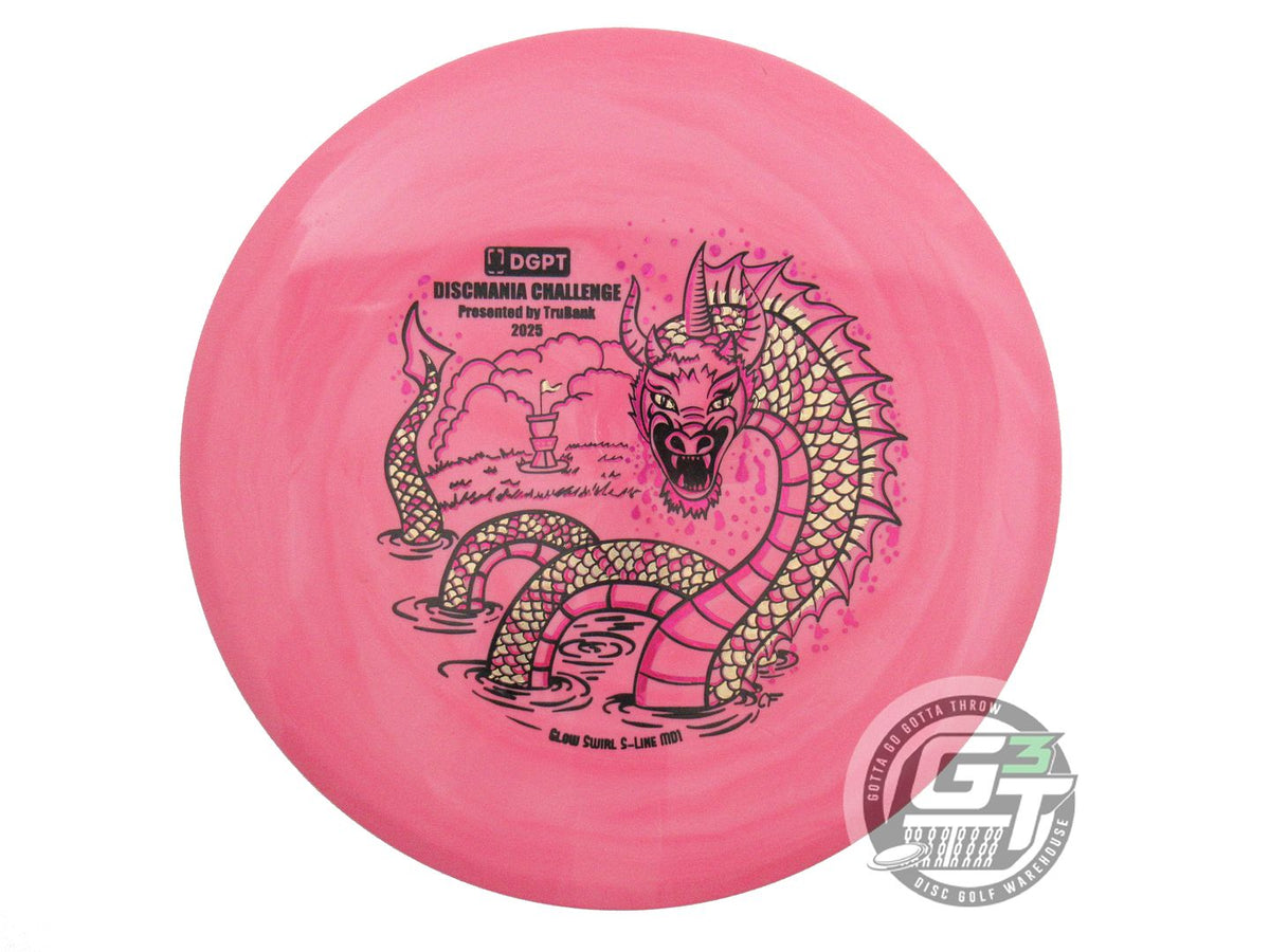 USED DiscMania [DM CHALLENGE] Glow Swirl S-line MD1 177g Pink Midrange Golf Disc