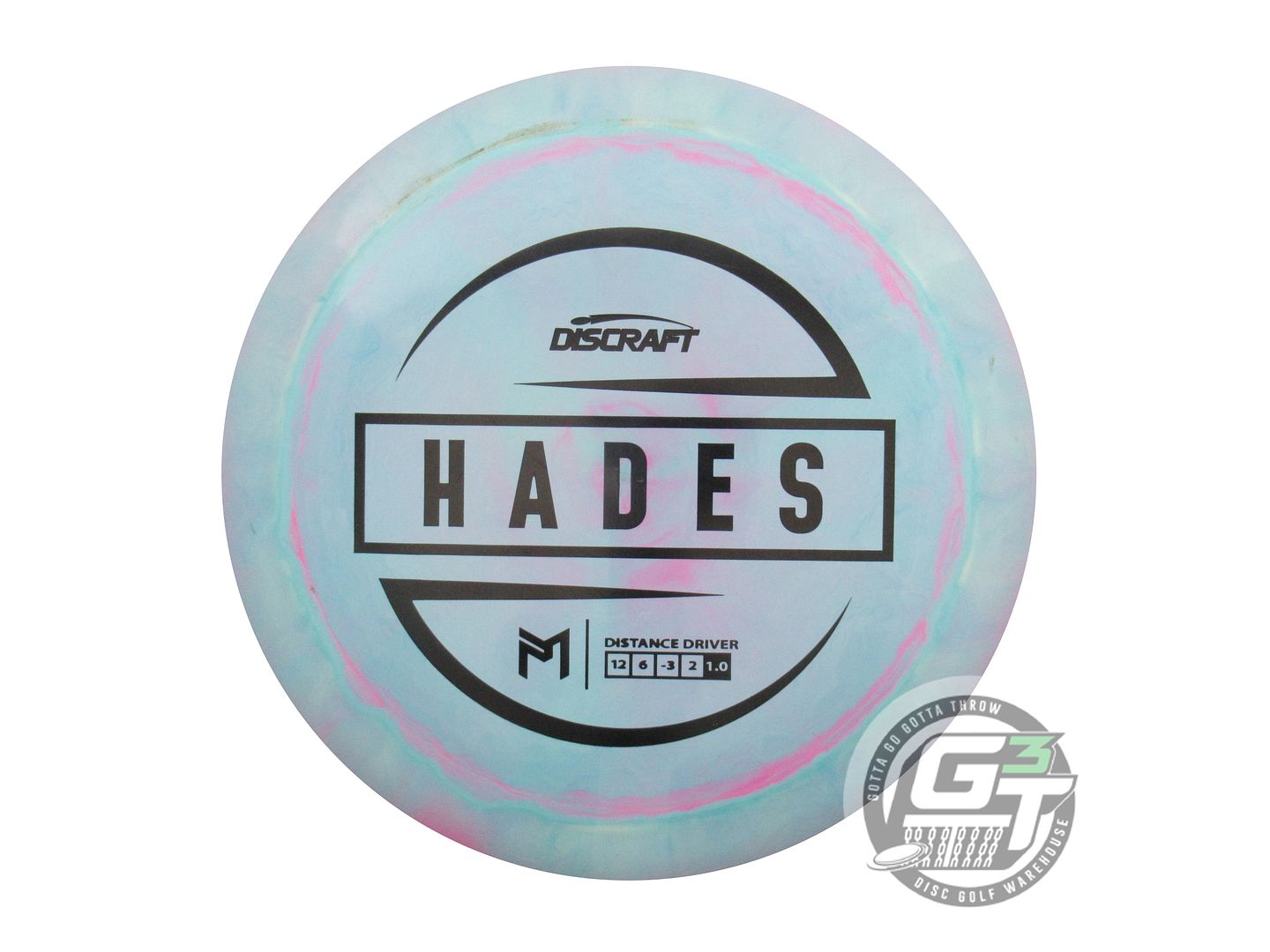 USED Discraft [McBETH] ESP Hades 170g Lilac-Teal Black Stamp Driver Golf Disc
