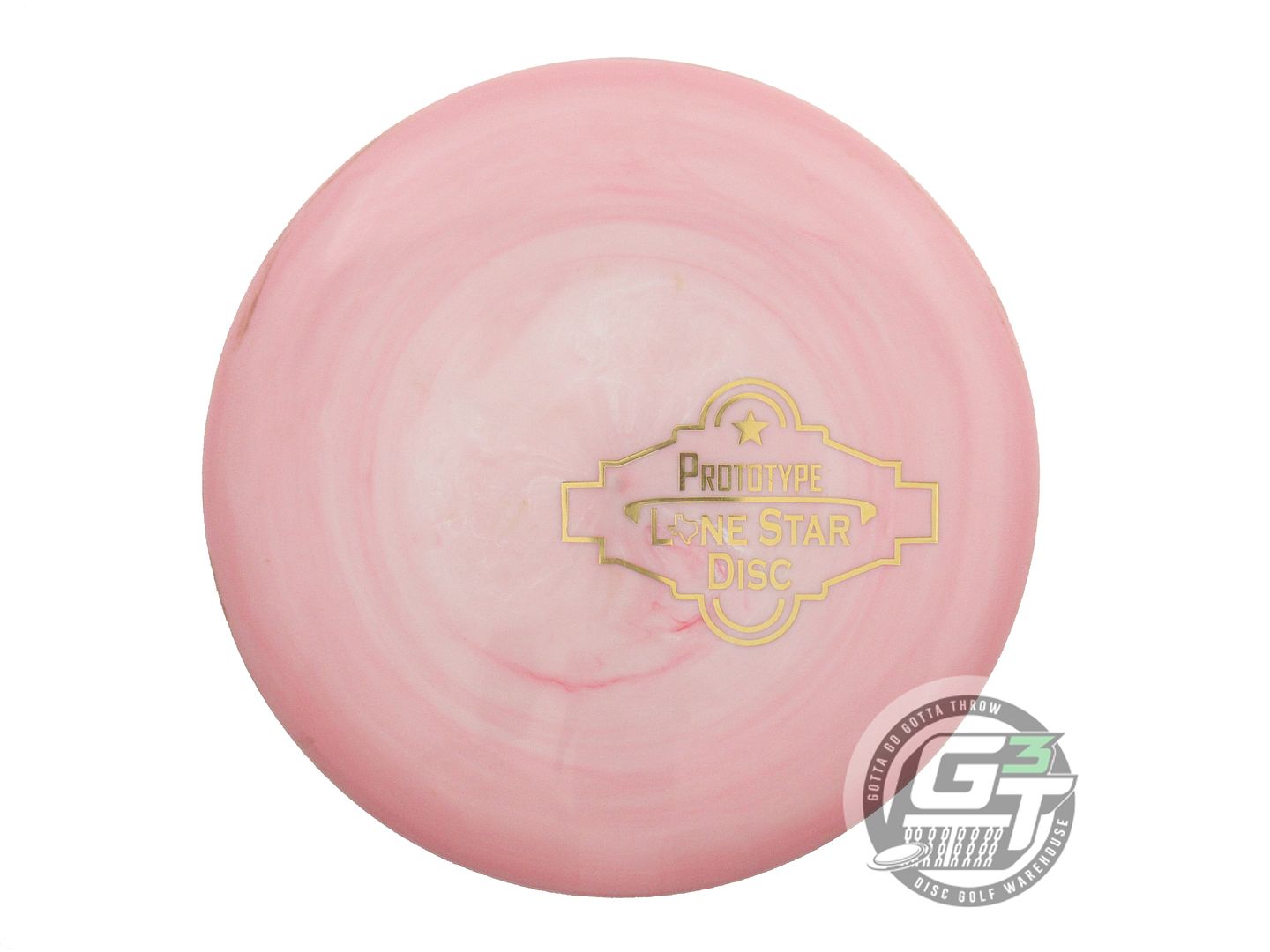 USED Lone Star Bravo Yellow Rose 174g Pink Gold Foil Putter Golf Disc