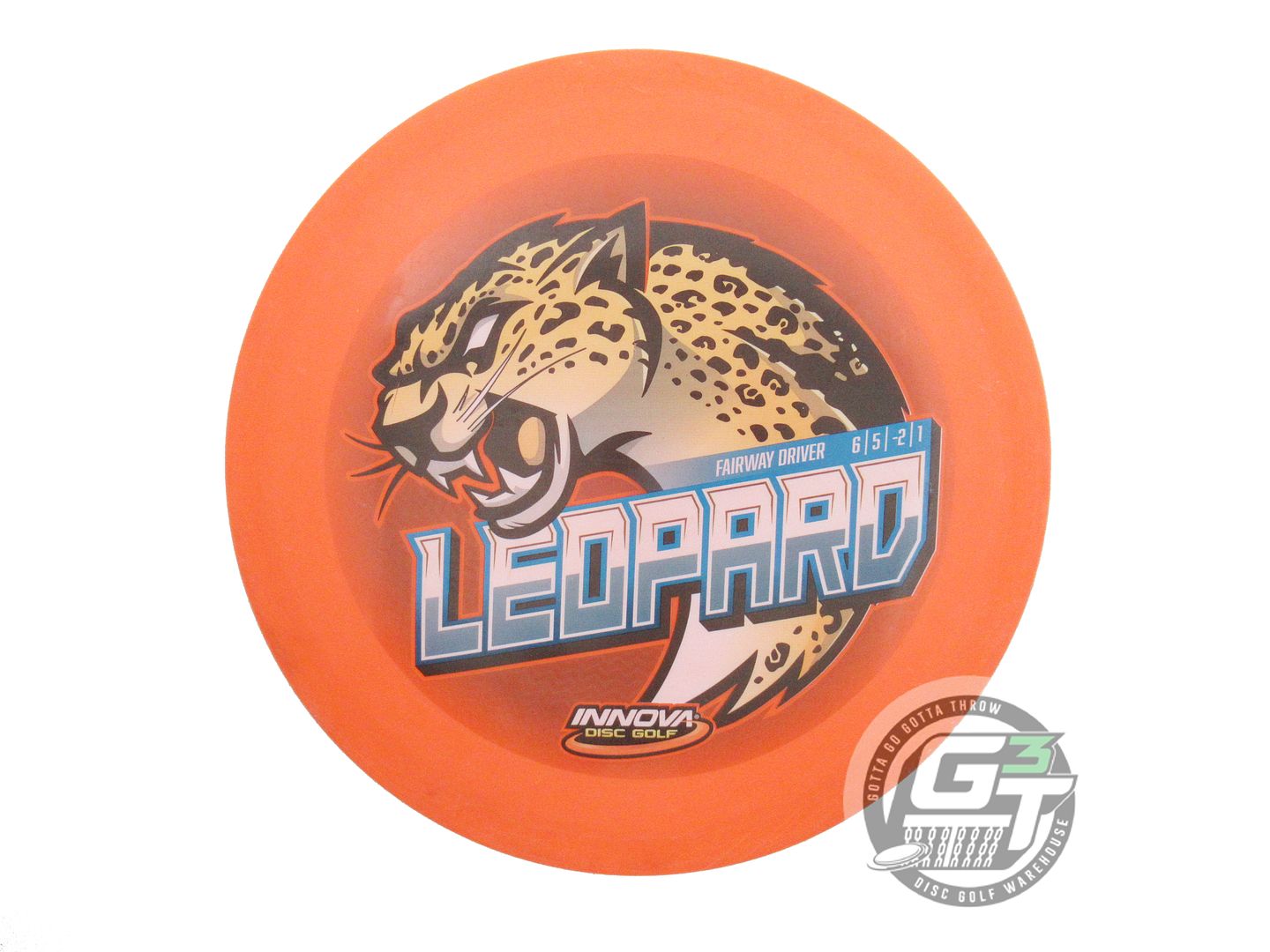 USED Innova DX Leopard 149g FullColor Orange Fairway Driver Golf Disc