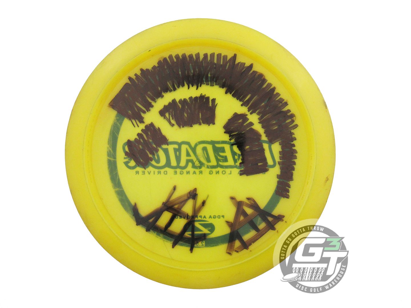 USED Discraft Z Predator 176g Marigold Black Stamp PFN Fairway Driver Golf Disc