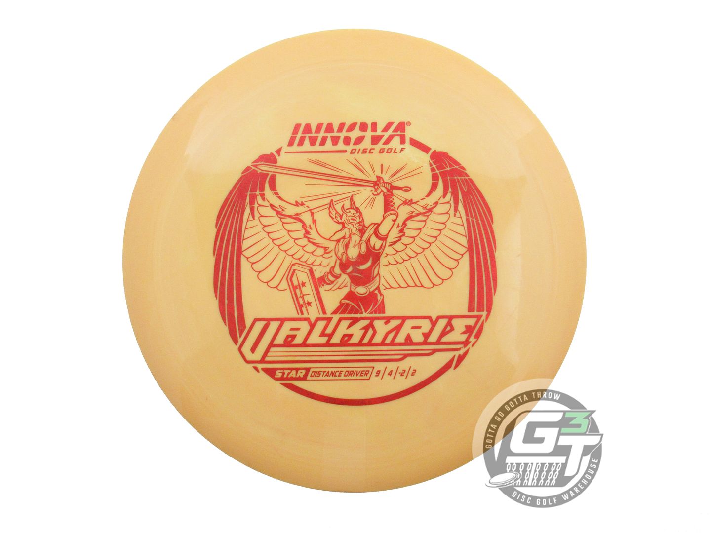 USED Innova Star Valkyrie 167g Marigold Red Shatter Foil Distance Driver Disc