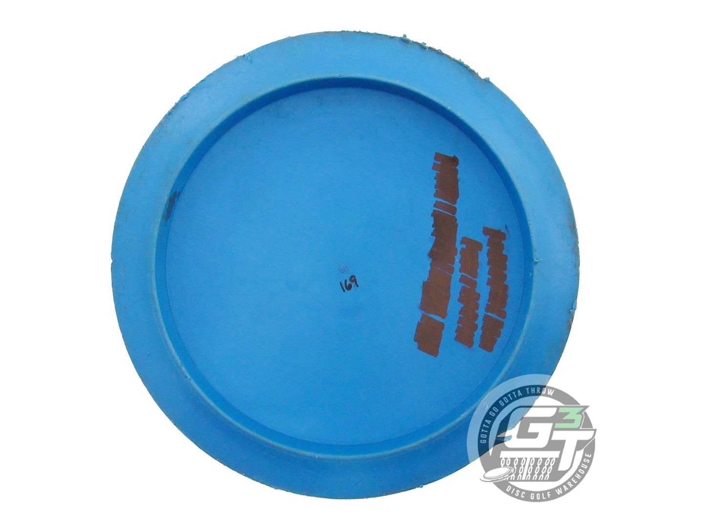 USED Discraft X Force 169g Blue Silver Holo Foil Distance Driver Golf Disc