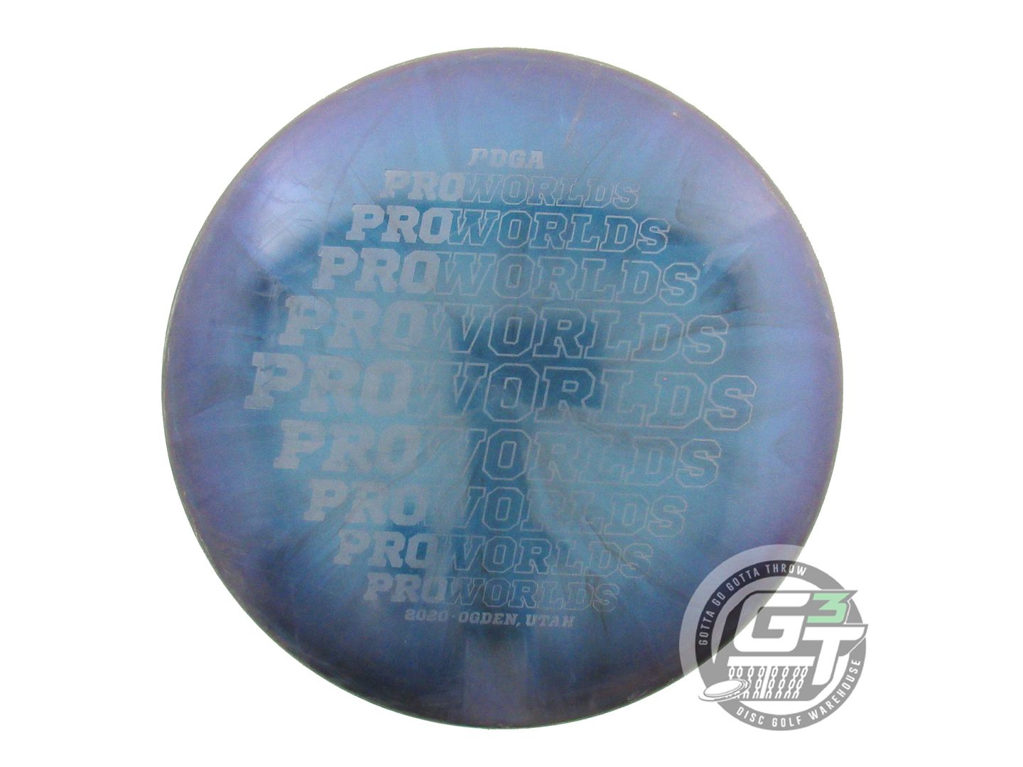USED Dynamic Discs Lucid-X Chameleon Warrant 173g Blue-Purple Midrange Golf Disc