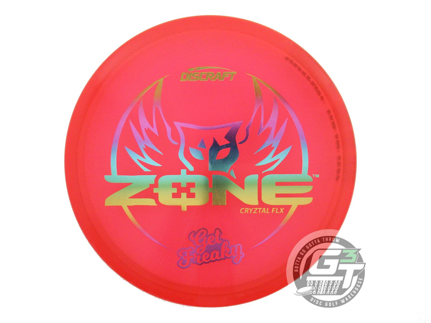 USED Discraft [SMITH] CryZtal Z FLX Zone 174g Red Rainbow Foil Putter Golf Disc