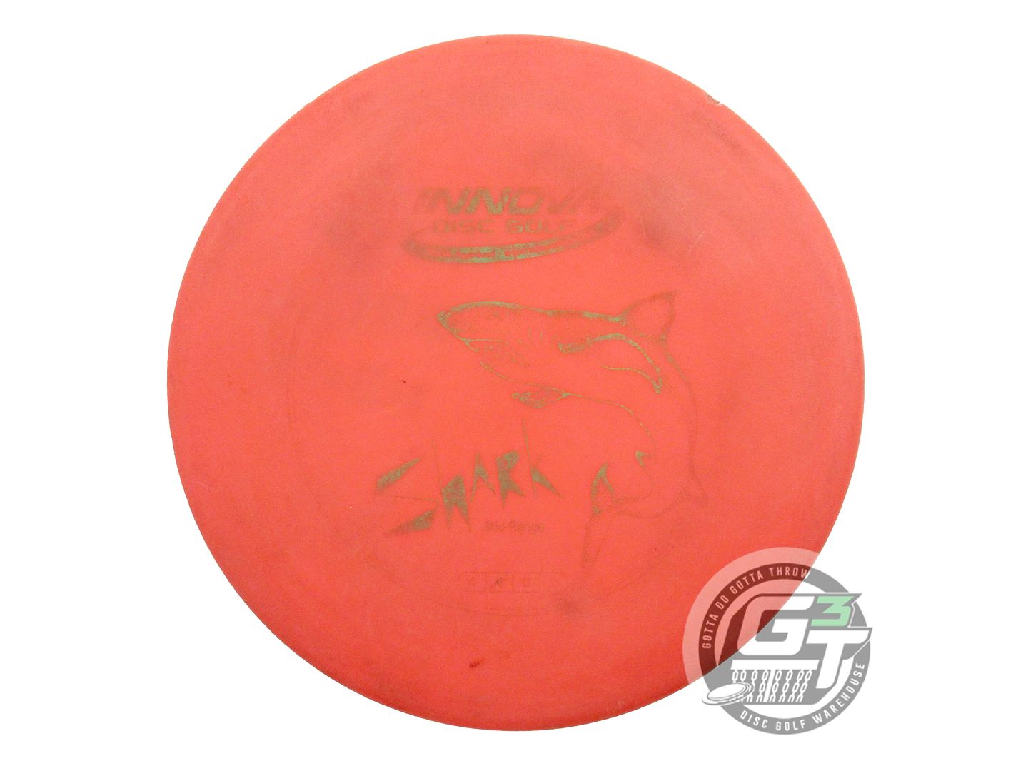 USED Innova DX Shark 148g Orange Green Foil Midrange Golf Disc