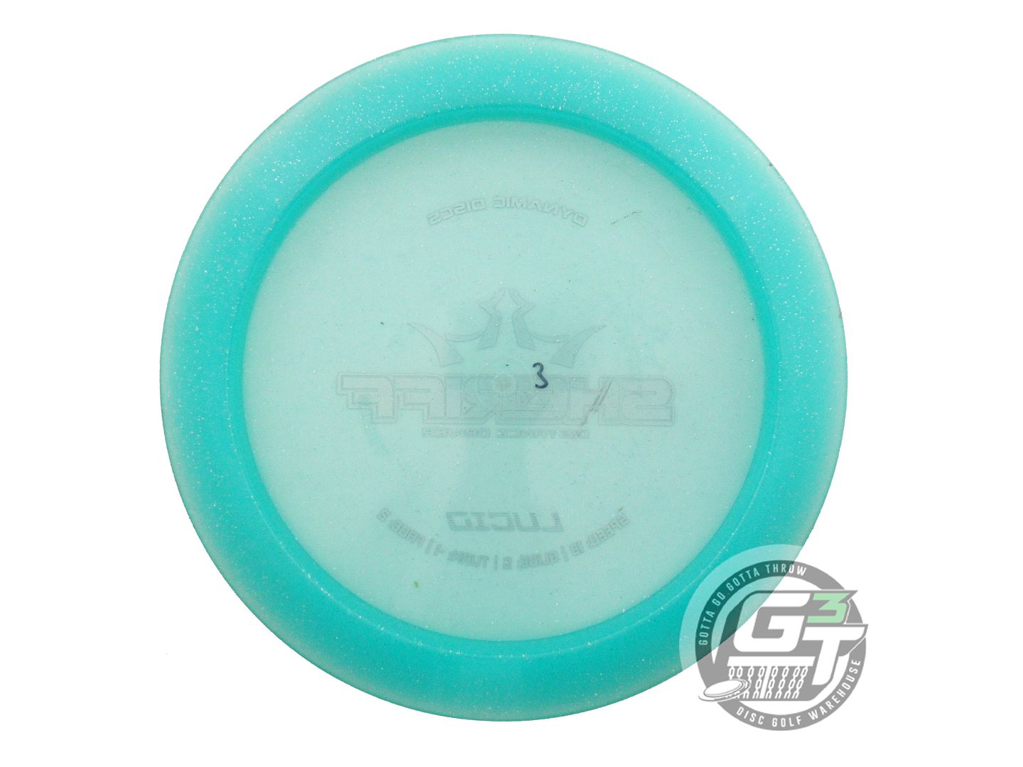 USED Dynamic Discs Lucid Sheriff 175g Seafoam Red Foil Distance Driver Golf Disc