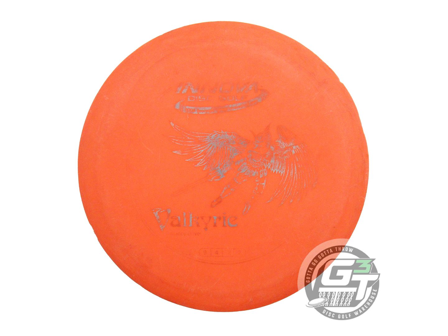 USED Innova DX Valkyrie 175g Orange Silver Foil Distance Driver Golf Disc