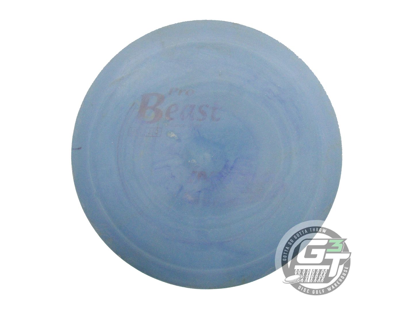 USED Innova Pro Beast 176g Blue Wiped Stamp Distance Driver Golf Disc