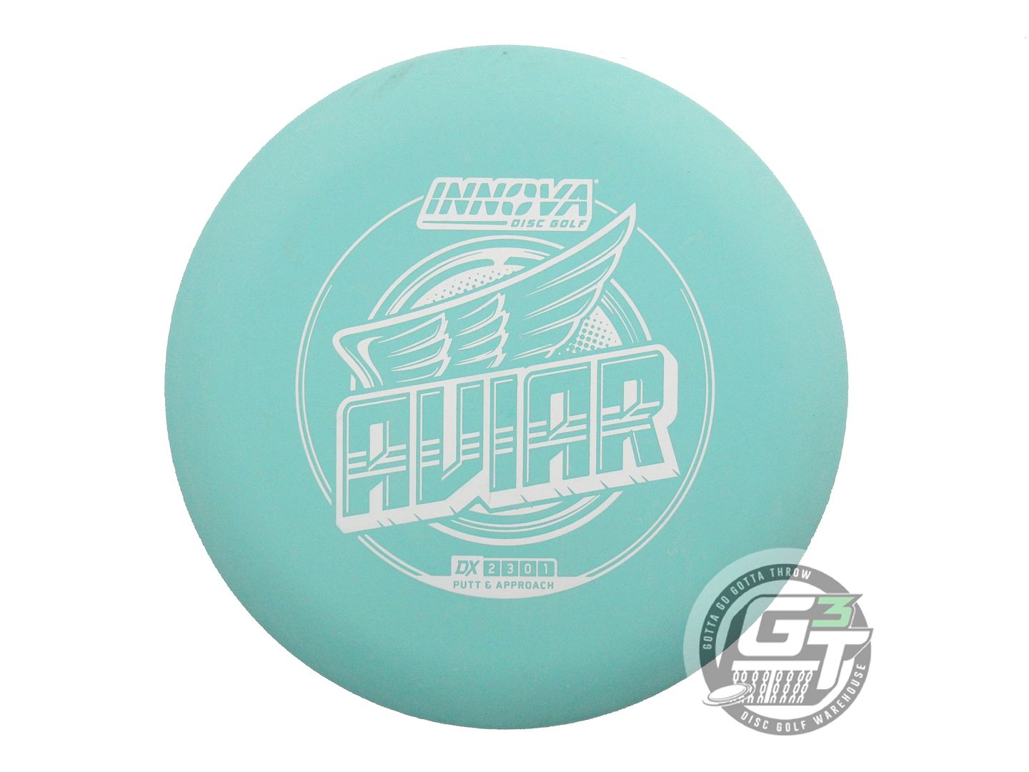 USED Innova DX Aviar 146g Seafoam White Stamp Putter Golf Disc