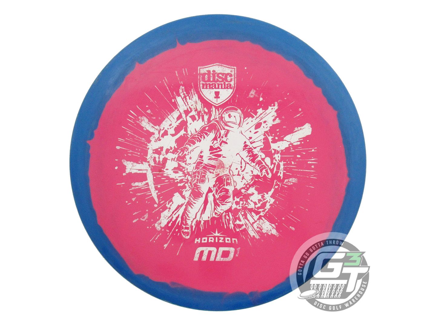 USED DiscMania Horizon S-Line MD1 180g Blue-Pink Midrange Golf Disc