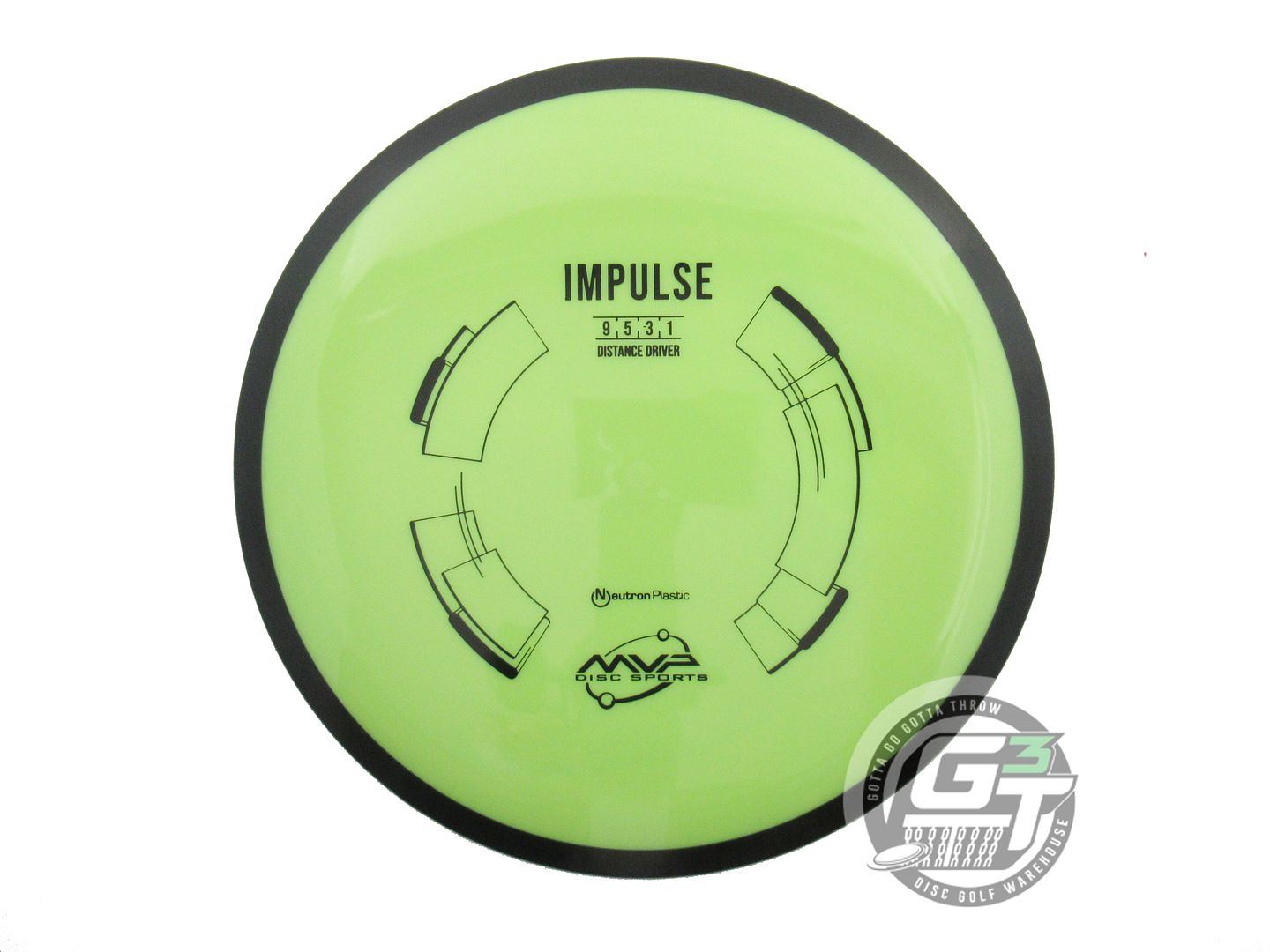 MVP Neutron Impulse Distance Driver Golf Disc (Individually Listed)